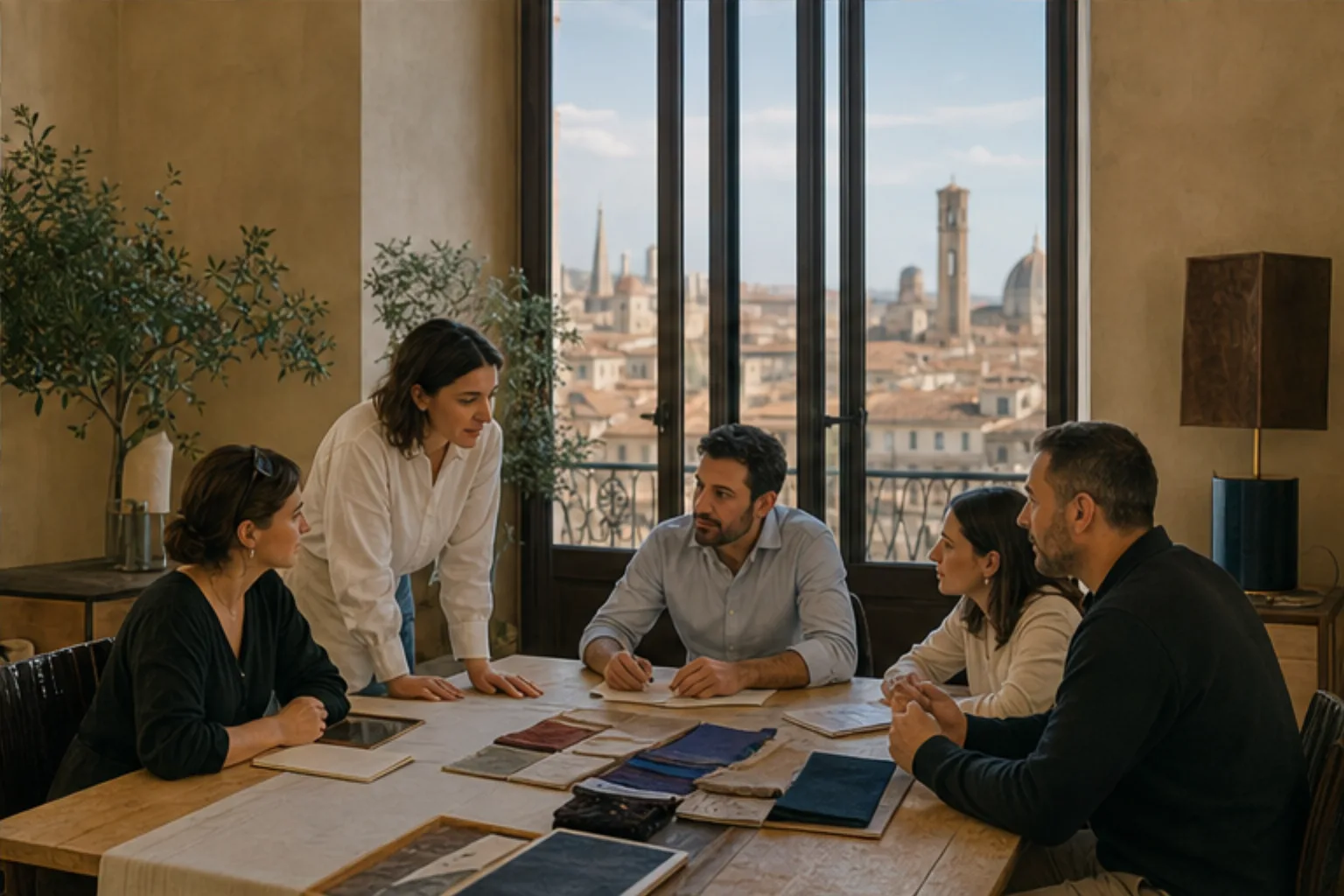 Professionisti durante un corso di intelligenza artificiale a Firenze