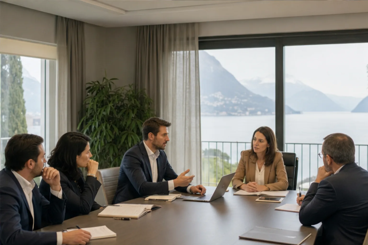 Professionisti durante un corso di intelligenza artificiale a Lugano