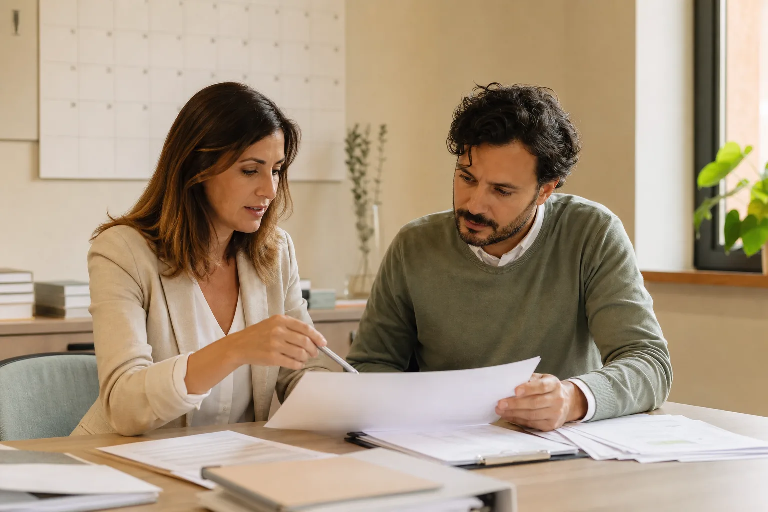 Consulente del lavoro durante un corso AI dedicato a procedure e comunicazioni